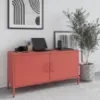 Obrazek Szafka RTV Metalowa Rosa Modern Red