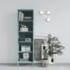 Obrazek Regał Metalowy Wysoki Mario Modern Sea Green