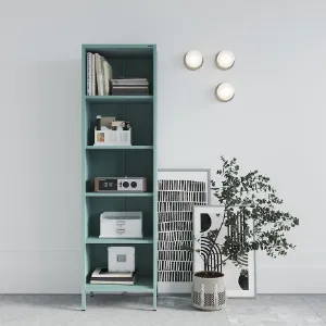 Obrazek Regał Metalowy Wysoki Mario Modern Sea Green