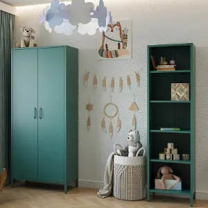 Obrazek Regał Metalowy Wysoki Mario Modern Sea Green