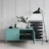 Obrazek Szafka RTV Metalowa Rosa Modern Sea Green