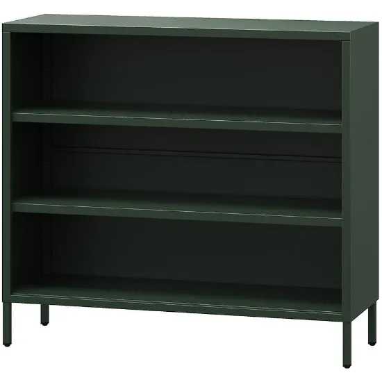 Obrazek Regał Metalowy Niski Luca Modern Bottle Green