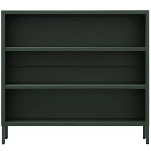 Obrazek Regał Metalowy Niski Luca Modern Bottle Green