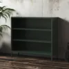Obrazek Regał Metalowy Niski Luca Modern Bottle Green