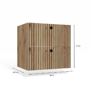 Obrazek Szafka pod umywalkę Trigo 60 2S dąb evoke