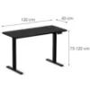 Obrazek Biurko Control+ 120 Lv0860 Czarny