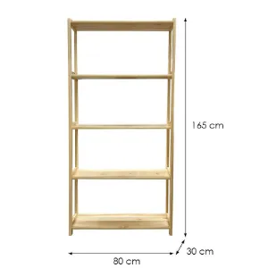 Obrazek Regał Prosty Wysoki 1,65/80