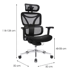 Obrazek Krzesło Obrotowe Control Pro Lv0656 Czarny