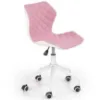 Obrazek Fotel Obrotowy Matrix 3 Różowy/Biały
