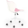 Obrazek Fotel Obrotowy Matrix 3 Różowy/Biały