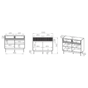 Obrazek Komoda Dunea 06 Cashmere