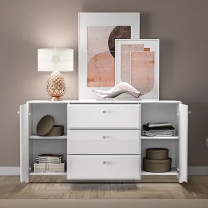 Obrazek Komoda Glamour 02 Biały Połysk
