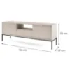 Obrazek Szafka RTV Nova 154 Cashmere