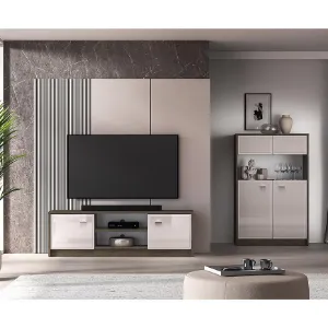 Obrazek Szafka RTV Avante 06 Dąb Windmill Dark/Cashmere