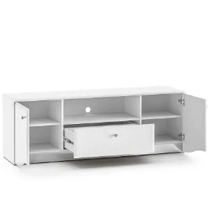 Obrazek Szafka RTV Glamour 03 Biały Połysk