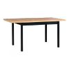 Obrazek Stół rozkładany 120-160cm Maxim 10 dąb artisan/czarny
