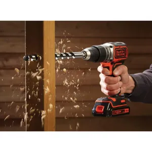 Obrazek Black+Decker Wiertarko-wkrętarka 18V 1.5Ah Bezszczotkowa