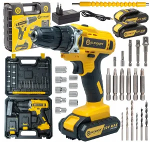 Obrazek Kaltmann Wiertako-wkrętarka 20V 2aku 2Ah + akcesoria