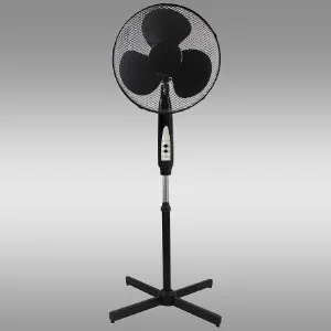 Obrazek Wentylator Podłogowy EKW535 Black z pilotem 16”