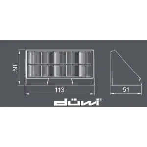 Obrazek Kinkiet solarny Hebe 46829 KD2