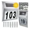 Obrazek Lampa solarna Numer domu Broy 46827 Chrome