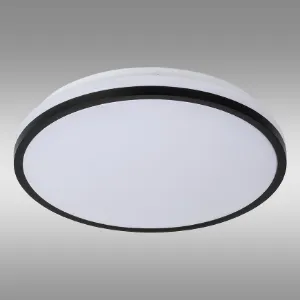 Obrazek Plafon LATUR LED 16W 66330 BLACK PL1