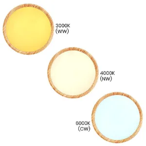 Obrazek Plafon MAQ ML1776 32W CCT WOOD PL