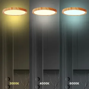 Obrazek Plafon MAQ ML1776 32W CCT WOOD PL