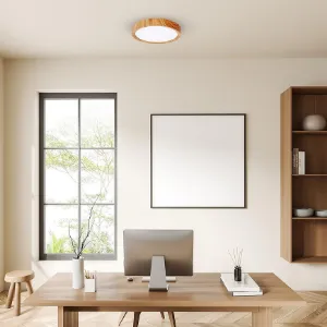 Obrazek Plafon MAQ ML1776 32W CCT WOOD PL