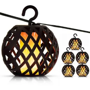 Obrazek Girlanda Solarna EKO1459 Black