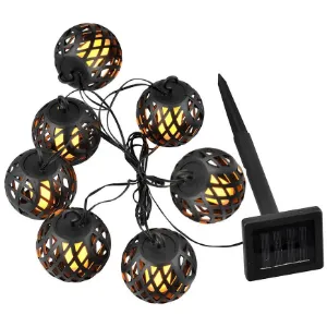 Obrazek Girlanda Solarna EKO1459 Black