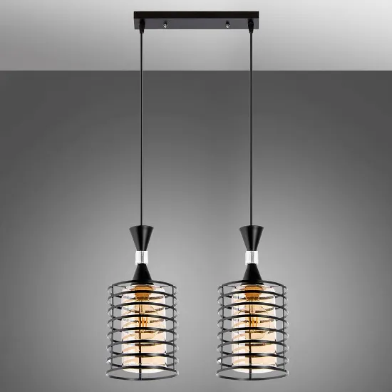 Obrazek Lampa Drut 3 W-3991/2 Bursztyn LW2