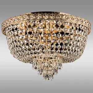 Obrazek Lampa P-E 1498/6 FG GOLD PL6