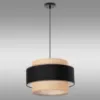 Obrazek Lampa W-1204/1-40 JUTE/BLACK LW1