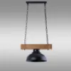 Obrazek Lampa W-DR 1226/1 WOOD/CHAIN LW1