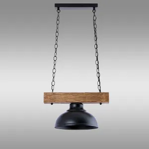 Obrazek Lampa W-DR 1226/1 WOOD/CHAIN LW1
