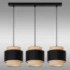 Obrazek Lampa W-L 1204/3 JUTE/BLACK LW3