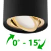 Obrazek Lampa Amat 115mm Black/Gold O K1
