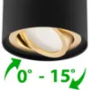 Obrazek Lampa Amat 84mm Black/Gold O K1