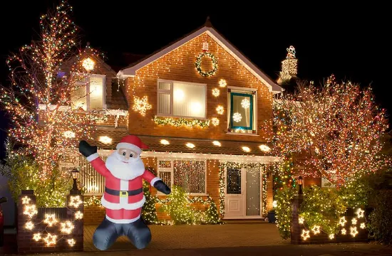 Obrazek Dmuchany MIKOŁAJ LED 270CM