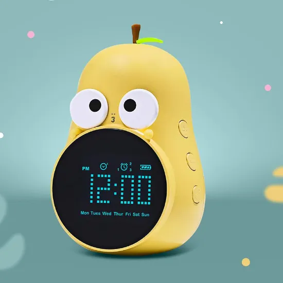 Obrazek Lampka Budzik Marys Gruszka żółty