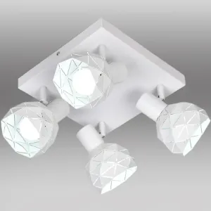 Obrazek Lampa Puzzle 4 AS-PUE144W white LS4