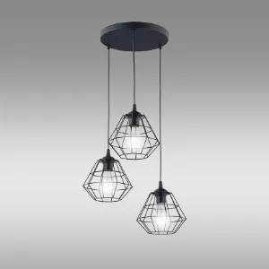 Obrazek Lampa Diamond 6204 Black PL3
