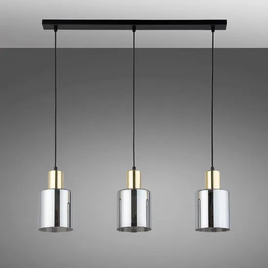 Obrazek Lampa Sierra Gold/Grafit 6662 LW3