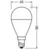 Obrazek Żarówka LED OSRAM E14 G45 7W 3000K