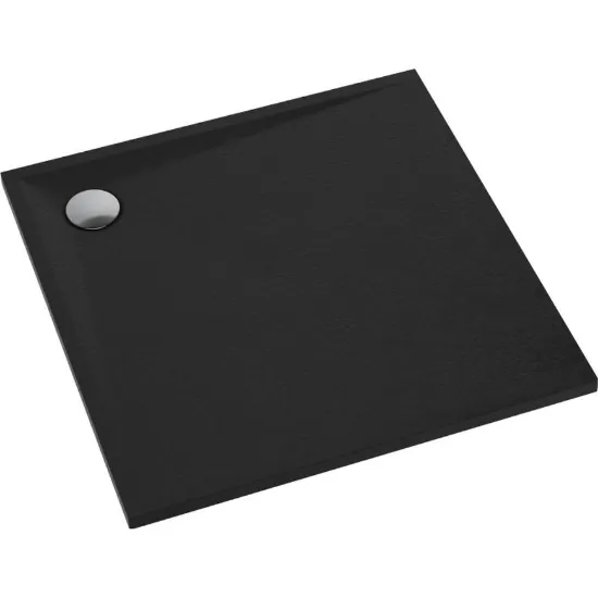 Obrazek Brodzik kwadratowy AQM12461CST 90X90X3 czarny