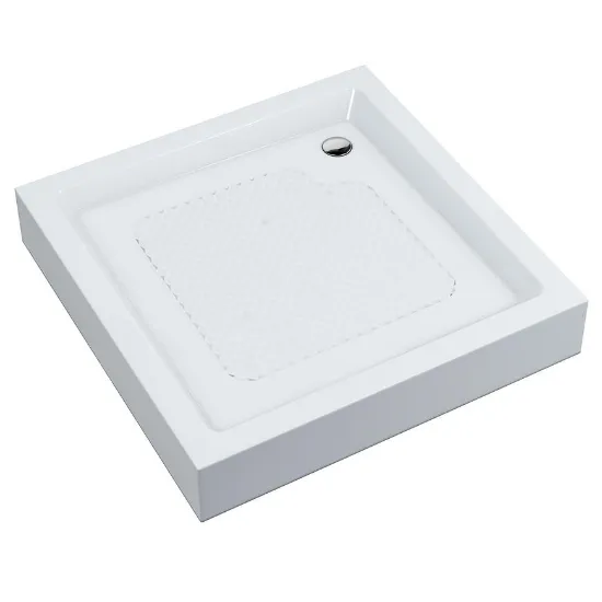 Obrazek Brodzik kwadratowy 80x80x16 zabudowany AQM350L