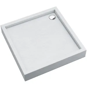 Obrazek Brodzik kwadratowy Astrix 80x80x16 biały struktura AQM4730BST