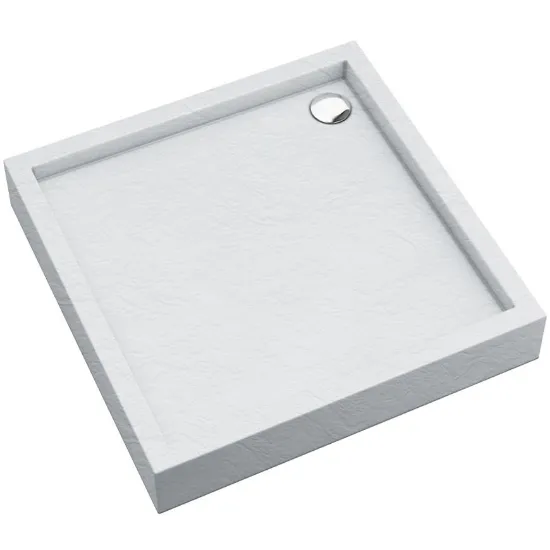 Obrazek Brodzik kwadratowy Astrix 80x80x16 biały struktura AQM4730BST