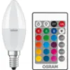 Obrazek Żarówka LED OSRAM E14 RGB B35 4,9W z pilotem